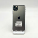 iPhone 11 Pro Max 64GB Abu-abu, kondisi 97%, baterai 100%. Paket data seluler sudah lunas, berfungsi seperti versi internasional Apple (Baterai sudah diganti - layar dan bezel tergores, terdapat perubahan warna gelap di bagian belakang) - HH3066 