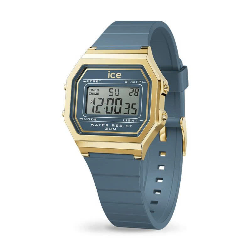 Jam tangan elektronik retro digital ICE 