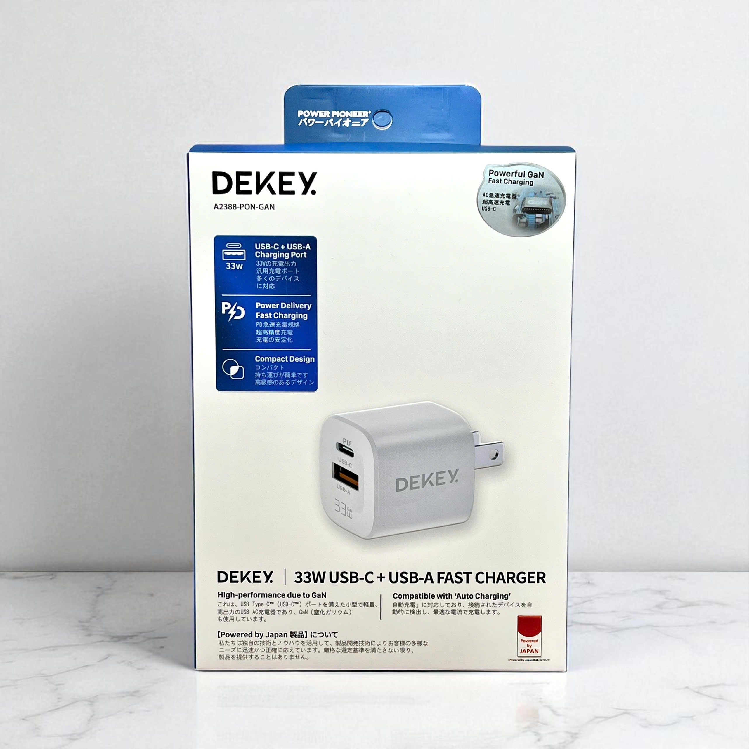 Pengisi daya Dekey 33W 