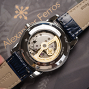 Jam tangan mekanis pria Alexander Ferros 9081 