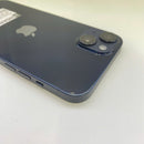 iPhone 14 Plus 256GB Hitam, kondisi 98%, baterai 88%. Paket data seluler sudah lunas, berfungsi seperti perangkat Apple internasional (goresan di tepi, goresan di bezel kamera) - HH3147 