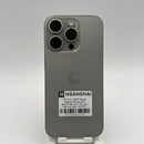 iPhone 15 Pro 128GB Kondisi Asli 98% Baterai 86% Versi Internasional dari DCM (Tidak menggunakan SIM DCM - Goresan kecil 0,5x, bezel tergores, bezel kamera tergores) - HH7932 