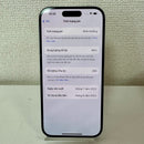 iPhone 15 Pro 128GB Biru, baterai 98%, kondisi 88%. Paket data seluler sudah lunas, berfungsi seperti versi Apple internasional (goresan kecil di layar) - HH1047 