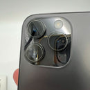 iPhone 14 Pro 256GB Hitam, kondisi 98%, baterai 100%. Tagihan jaringan seluler sudah dibayar, berfungsi seperti versi Apple internasional (bingkai kamera tergores, 0,5x/3x pixel, DTP) - HH3020 