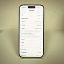 iPhone 15 Pro 128GB Putih, baterai 98%, 87%, versi Apple Internasional (kerusakan kamera, goresan pada bezel, perubahan warna pada bagian belakang) - HH8953 