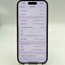 iPhone 14 Pro 128GB Hitam, kondisi 98%, baterai 86%. Paket data seluler sudah lunas, berfungsi seperti produk Apple internasional. Goresan kecil (0,5x) pada bezel - HH7772 