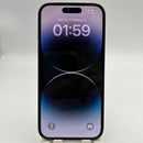 iPhone 14 Pro 128GB Hitam, kondisi 98%, baterai 86%. Paket data seluler sudah lunas, berfungsi seperti produk Apple internasional. Goresan kecil (0,5x) pada bezel - HH7772 