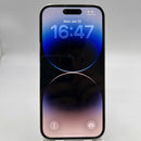 iPhone 14 Pro 128GB Putih, kondisi 98%, baterai 100%. Paket data seluler sudah lunas, berfungsi seperti perangkat Apple internasional. (Baterai sudah diganti, layar terdapat goresan dan noda 0,5x/3x) - HH0716 