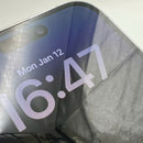 iPhone 14 Pro 128GB Putih, kondisi 98%, baterai 100%. Paket data seluler sudah lunas, berfungsi seperti perangkat Apple internasional. (Baterai sudah diganti, layar terdapat goresan dan noda 0,5x/3x) - HH0716 