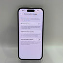 iPhone 14 Pro 256GB Hitam, baterai 98%, 100% Apple International (Baterai sudah diganti, terdapat sedikit noda 0,5x/3x, goresan pada bezel) - HH1850