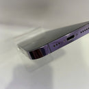 iPhone 14 Pro 512GB Deep Purple 98% baterai 100%. Ponsel ini telah dibayar lunas untuk penggunaan jaringan dan berfungsi seperti perangkat Apple internasional (Baterai telah diganti, terdapat goresan pada bezel, noda 0,5x/3x) - HH6469