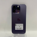 iPhone 14 Pro 512GB Deep Purple 98% baterai 100%. Ponsel ini telah dibayar lunas untuk penggunaan jaringan dan berfungsi seperti perangkat Apple internasional (Baterai telah diganti, terdapat goresan pada bezel, noda 0,5x/3x) - HH6469