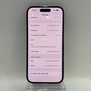 iPhone 14 Pro 512GB Deep Purple 98% baterai 100%. Ponsel ini telah dibayar lunas untuk penggunaan jaringan dan berfungsi seperti perangkat Apple internasional (Baterai telah diganti, terdapat goresan pada bezel, noda 0,5x/3x) - HH6469