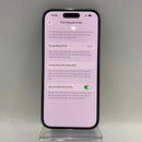 iPhone 14 Pro 512GB Deep Purple 98% baterai 100%. Ponsel ini telah dibayar lunas untuk penggunaan jaringan dan berfungsi seperti perangkat Apple internasional (Baterai telah diganti, terdapat goresan pada bezel, noda 0,5x/3x) - HH6469