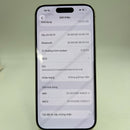 iPhone 15 Pro 128GB Putih Titanium 98% baterai 100%. Ponsel ini telah dibayar lunas untuk penggunaan jaringan dan berfungsi seperti produk Apple internasional (goresan kecil di tepi, bezel kamera, cacat piksel 5x, dll.) - HH5314 