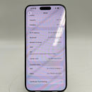 iPhone 15 Pro Max 1TB Hitam Titanium 98% baterai 100% Versi Apple Internasional (banyak goresan layar, noda 0,5x, baterai diganti) - HH9393