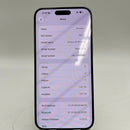 iPhone 15 Pro Max 1TB Hitam Titanium 98% baterai 100% Versi Apple Internasional (banyak goresan layar, noda 0,5x, baterai diganti) - HH9393