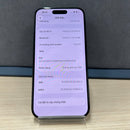 iPhone 15 Pro 256GB Hitam Titanium 99% baterai 86% Internasional Apple - HH2913 
