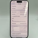 iPhone 15 Pro 256GB Blue Titanium 97% pin 85% Máy đã trả hết tiền mạng dùng như Quốc tế Apple (ám lưng, xước viền và ám, đốm 3,7x, vẩy mực camera) - HH0397