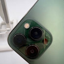 iPhone 13 Pro Max 128GB Hijau 97% baterai 100% Apple Internasional (warna baki SIM berbeda, sudut layar terkelupas, jenis baterai tidak diketahui, bezel kamera tergores, baterai diganti) - HH3931