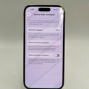iPhone 14 Pro 128GB Deep Purple 98% baterai 100% Versi internasional dari RKT (Tidak kompatibel dengan SIM RKT - terdapat goresan pada port pengisian daya, beberapa kali penggantian baterai) - HH9025