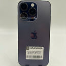 iPhone 14 Pro 128GB Deep Purple 98% baterai 100% Versi internasional dari RKT (Tidak kompatibel dengan SIM RKT - terdapat goresan pada port pengisian daya, beberapa kali penggantian baterai) - HH9025