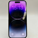 iPhone 14 Pro 128GB Deep Purple, baterai 98%, kondisi 100%, versi internasional dari Australia (Tidak menggunakan SIM Australia - 3 noda, goresan di tepi, baterai sudah diganti) - HH8414 