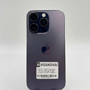iPhone 14 Pro 128GB Deep Purple, baterai 98%, kondisi 100%, versi internasional dari Australia (Tidak menggunakan SIM Australia - 3 noda, goresan di tepi, baterai sudah diganti) - HH8414 