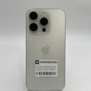 iPhone 15 Pro 256GB Putih Titanium 98% baterai 87% Versi Apple Internasional (0,5x/3x noda, goresan layar, goresan bezel) - HH0189