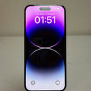 iPhone 14 Pro Max 128GB Deep Purple 98% baterai 87% Versi Apple Internasional (Terdapat goresan di tepi, perubahan warna di tepi, 3 titik kamera) - HH3332 