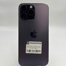 iPhone 14 Pro Max 128GB Deep Purple, kondisi baterai 98%, 85% baterai, versi internasional dari Australia (Tidak menggunakan SIM Australia - terdapat 3 noda dan goresan cat pada bezel) - HH4643 
