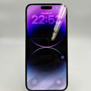 iPhone 14 Pro Max 128GB Deep Purple, kondisi baterai 98%, 85% baterai, versi internasional dari Australia (Tidak menggunakan SIM Australia - terdapat 3 noda dan goresan cat pada bezel) - HH4643 