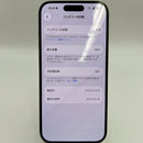 iPhone 15 Pro 256GB Hitam Titanium, kondisi 98%, baterai 86%. Paket data seluler sudah lunas, berfungsi seperti versi Apple internasional (goresan kecil 0,5x, goresan bezel, goresan bezel kamera) - HH3946 