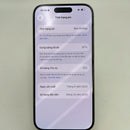 iPhone 15 Pro 256GB Putih Titanium 98% baterai 87% Versi Apple Internasional (kerusakan kamera, bezel terkelupas) - HH6248 