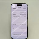 iPhone 15 Pro 256GB Putih Titanium 98% baterai 87% Versi Apple Internasional (kerusakan kamera, bezel terkelupas) - HH6248 