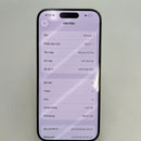 iPhone 15 Pro 128GB Putih Titanium 98% baterai 86% Versi internasional dari AU (Tidak menggunakan SIM AU - 0,5x noda, layar tergores) - HH2559 