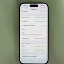 iPhone 15 Pro 128GB Biru Titanium 98% baterai 91% Versi Apple Internasional (tepi tergores) - HH0308 