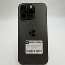 iPhone 15 Pro 256GB Hitam Titanium, kondisi 98%, baterai 86%. Paket data seluler sudah lunas, berfungsi seperti versi Apple internasional (goresan kecil 0,5x, goresan bezel, goresan bezel kamera) - HH3946 