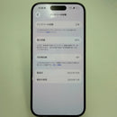 iPhone 15 Pro 256GB Hitam Titanium, kondisi 98%, baterai 86%. Paket data seluler sudah lunas, berfungsi seperti versi Apple internasional (goresan kecil 0,5x, goresan bezel, goresan bezel kamera) - HH3946 