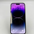 iPhone 14 Pro Max 512GB Deep Purple, kondisi baterai 98%, daya baterai 85%. Ponsel ini sudah dibayar lunas untuk penggunaan jaringan dan berfungsi seperti versi Apple internasional (3 goresan kecil, goresan pada layar, goresan cat pada bezel) - HH5778 