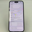 iPhone 14 Pro Max 512GB Deep Purple, kondisi baterai 98%, daya baterai 85%. Ponsel ini sudah dibayar lunas untuk penggunaan jaringan dan berfungsi seperti versi Apple internasional (3 goresan kecil, goresan pada layar, goresan cat pada bezel) - HH5778 
