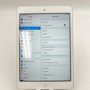 iPad Mini 2 7,9 inci 16GB Silver Wifi, baterai 100% (Baterai sudah diganti, layar agak keputihan) 