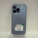 iPhone 13 Pro 128GB Biru, kondisi 98%, baterai 90%. Paket data seluler sudah lunas, berfungsi seperti perangkat Apple internasional (baterai sudah diganti, ada sedikit goresan 3 kali) - HH3449 