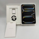 iPad Pro 2025 M5 11 inci Wifi 256GB Space Black, baterai 98%, siklus pengisian daya 100%, 15 siklus pengisian daya, versi internasional Apple. 