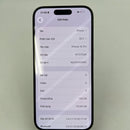 iPhone 15 Pro 128GB Hitam, baterai 98%, daya baterai 86%, versi internasional dari SB (Tidak menggunakan SIM SB - 1 noda, perubahan warna di sekitar tepi) - HH7796 
