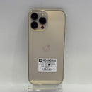 iPhone 13 Pro Max 128GB Emas 98% baterai 87% Versi internasional dari SB (Tidak menggunakan SIM SB - bezel retak) - HH3480 