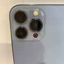 iPhone 13 Pro Max 256GB Sierra Blue kondisi 98%, baterai 85%. Ponsel ini sudah lunas pembayarannya untuk penggunaan jaringan dan berfungsi seperti produk Apple internasional (cacat kecil 0,5x) - HH8922