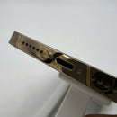 iPhone 13 Pro Max 128GB Emas 98% baterai 87% Versi internasional dari SB (Tidak menggunakan SIM SB - bezel retak) - HH3480 