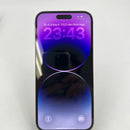 iPhone 14 Pro Max 128GB Deep Purple 98% baterai 87% Versi Apple Internasional (Terdapat goresan di tepi, perubahan warna di tepi, 3 titik kamera) - HH3332 