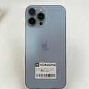 iPhone 13 Pro Max 256GB Sierra Blue kondisi 98%, baterai 85%. Ponsel ini sudah lunas pembayarannya untuk penggunaan jaringan dan berfungsi seperti produk Apple internasional (cacat kecil 0,5x) - HH8922